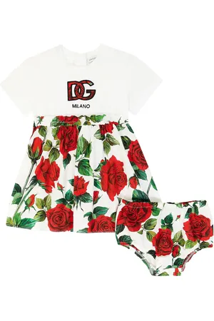 Dolce & Gabbana Kids Girls Poppy Print Sweatshirt in 10 Yrs White