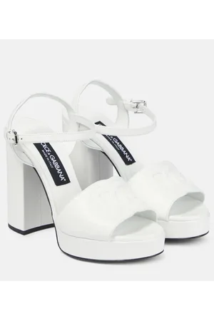 Dolce&Gabbana Denim DG-Heel Mule Sandals