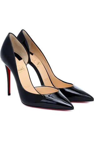 Movidastrap 130 Black Patent calf leather - Women Shoes - Christian  Louboutin