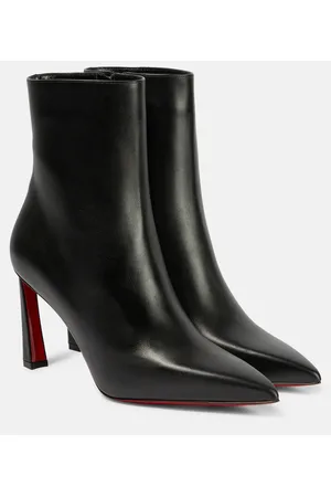 Christian Louboutin Marchacroche 70 Leather Ankle Boots