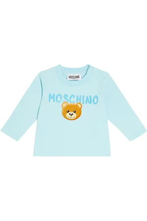 Moschino Kid Pink Pixel Bear T-Shirt