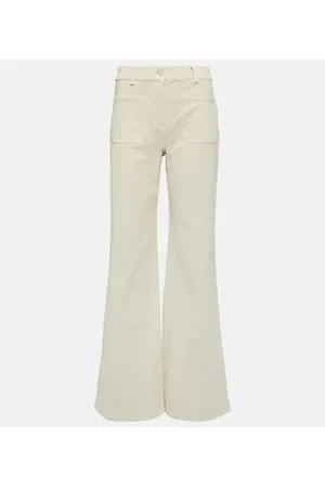 High Rise Corduroy Flared Pants