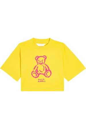 Set Of Two Cotton T Shirts in Multicoloured - Palm Angels Kids