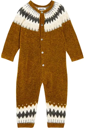 Baby Fenez Printed Jersey Onesie in Multicoloured - Molo