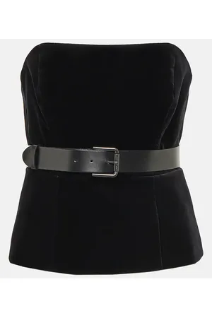 Buckle Strapless Top