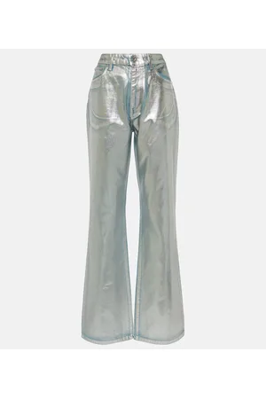 Zadig&Voltaire Metallic high-waisted Trousers - Farfetch