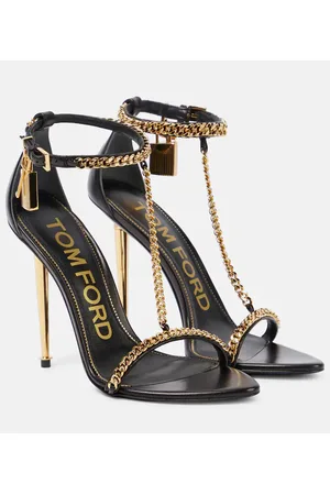 Tom ford gold sandals hot sale