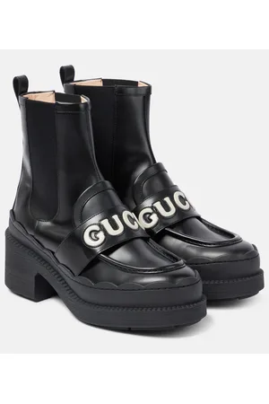 GUCCI Stanley embellished rubber rain boots