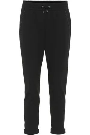 Les Tien, Eazy Cotton-jersey Track Pants, Black, x  small,small,medium,large,x large