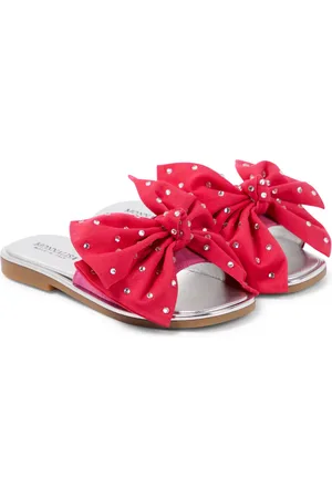 Red bow flip online flops