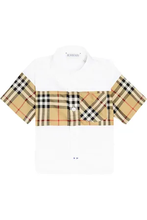 Children's burberry best sale shirts