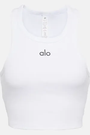 Alo Yoga Aspire logo-print Tank Top - Farfetch