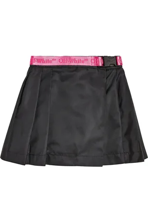 Printed Tulle Mini Skirt W/logo Tape