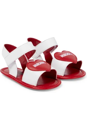 Moschino discount red sandals