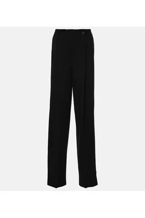 Buy 80s Vintage Woolmark Schurwolle Max Mara High Waisted Moms Straight Leg  Zip Straight Pants Trousers 2809 Size S Girlfriend Gift Online in India -  Etsy