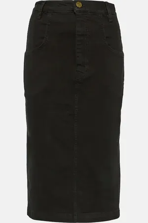 High waisted black skirt 8xl sale