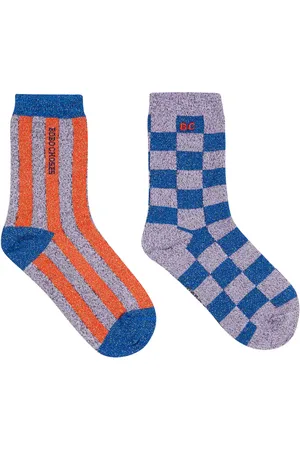 Kids Multicolor Striped Socks by Bobo Choses on Sale