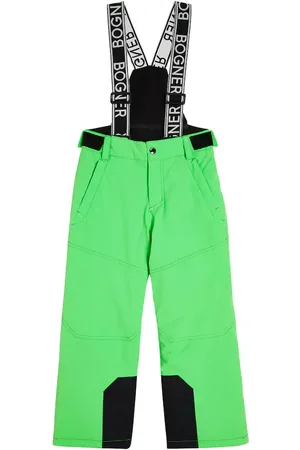 Jump Pro - Tie Dye Green - Recycled ski trousers in green tie-dye - Molo