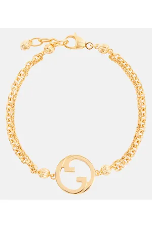 Gold Blondie interlocking G bracelet | Gucci | MATCHES UK
