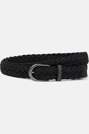 Black - Suede Braided Belt