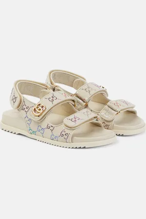 Gucci rubber discount sandals with crystals