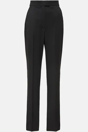 Women's High-rise Straight Trousers - A New Day™ Black 2 : Target