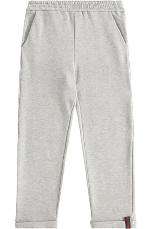 Gucci Web Stripe cotton jersey sweatpants