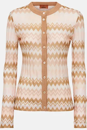 Missoni store Chevron Metallic Knit Blouse