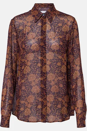 DRIES VAN NOTEN Floral jacquard shirt