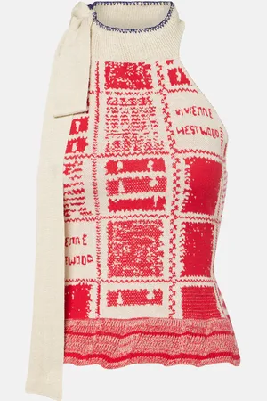 Vivienne Westwood Checked hemp and cotton top
