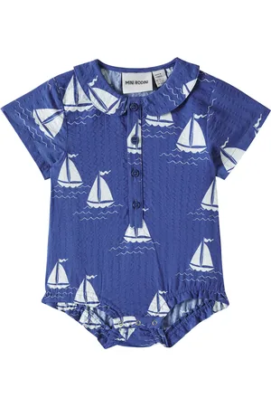 Mini Rodini Printed cotton bodysuit