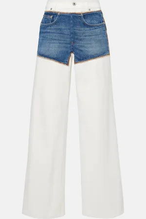 Jean Paul Gaultier Petit Grand trompe lâoeil straight jeans