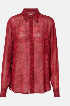DRIES VAN NOTEN Floral jacquard shirt