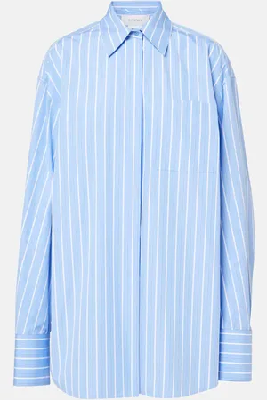Sportmax Firma striped cotton shirt dress