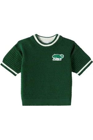 Mini Rodini Patch-appliquÃ© cotton crochet top