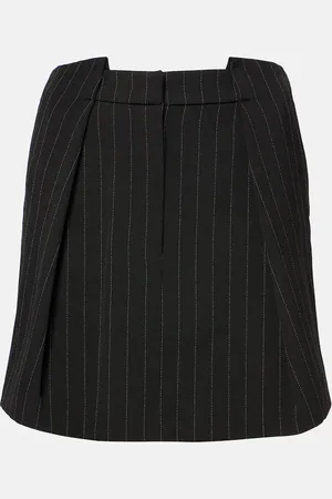 Sportmax Ragno pinstripe miniskirt