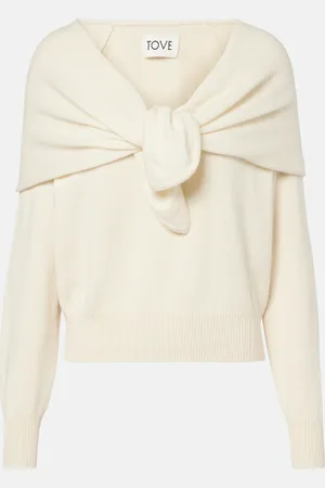 TOVE Malia layered cashmere sweater