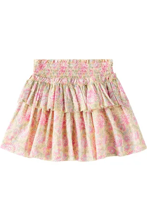 Louise Misha Roumia floral cotton voile skirt