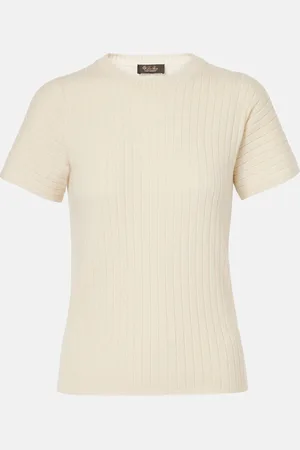 Loro Piana Coste ribbed-knit cashmere top