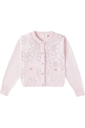 Tutu Du Monde Crystal-embellished floral cotton cardigan