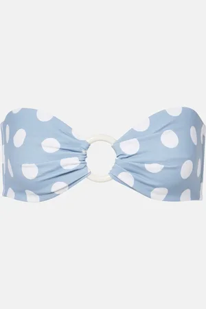 Marysia Coronada polka-dot bandeau bikini top