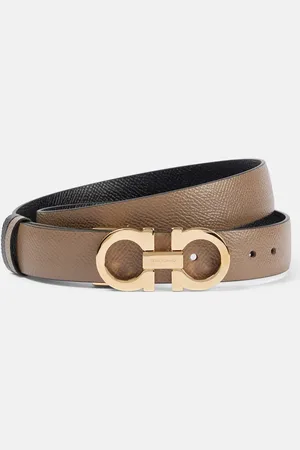 Salvatore Ferragamo Gancini reversible leather belt