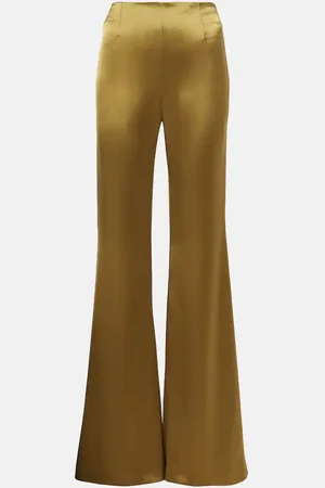 GALVAN Atruvia satin wide-leg pants