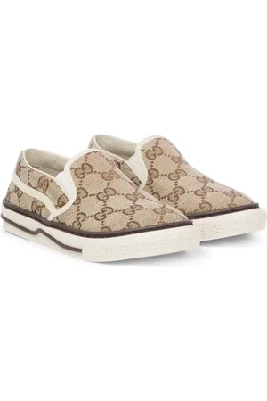 Gucci GG Canvas slip-on shoes