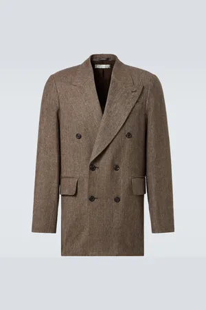 OUR LEGACY Sharp DB linen and cotton blazer