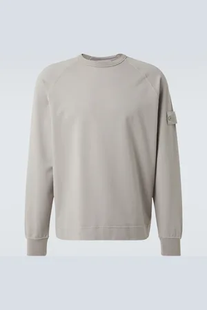 Stone Island Compass cotton-blend jersey sweatshirt