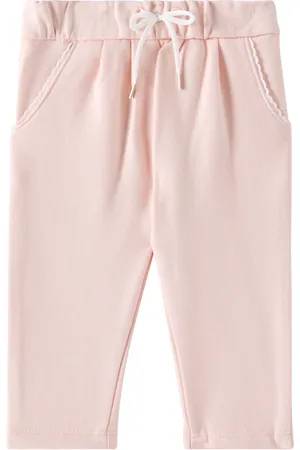 Chloé ChloÃ© Kids Baby logo cotton jersey pants