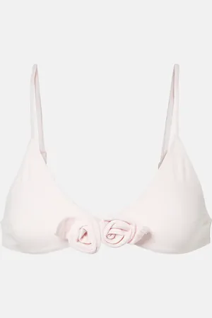 COPERNI Floral-appliquÃ© bikini top