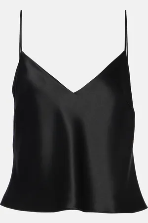 GALVAN Ischia satin camisole