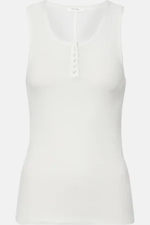 The Row Mansel cotton-blend top